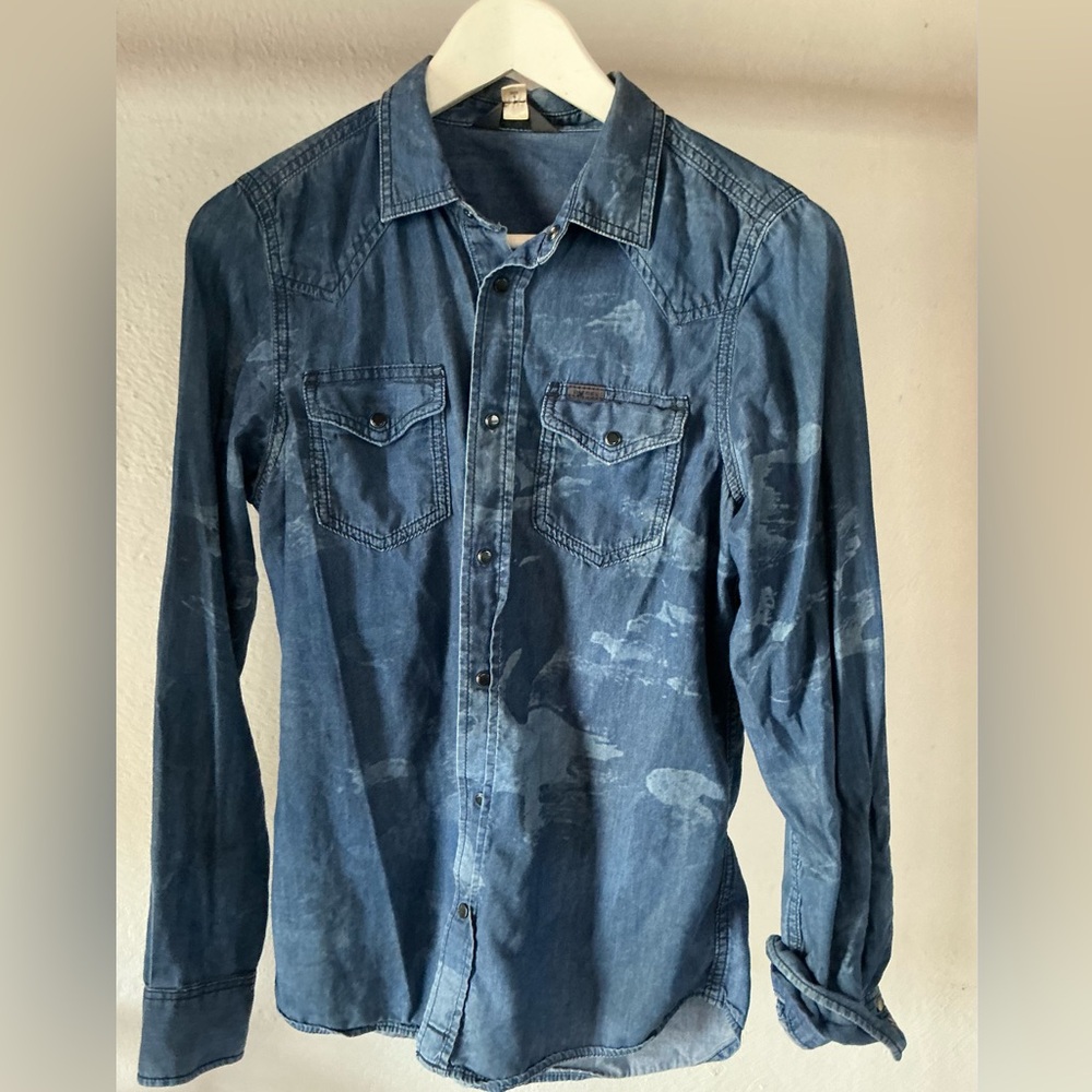 Diesel Blue Denim Shirt